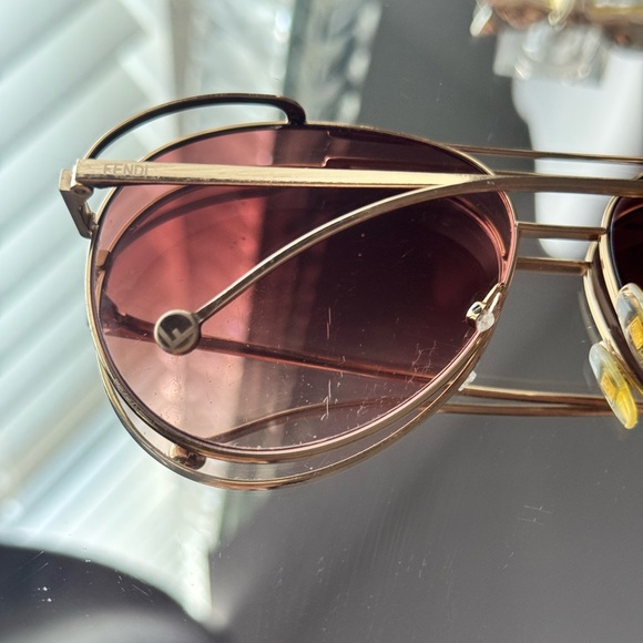 Fendi Pink Gold Sunglasses?⚜️ main image 6